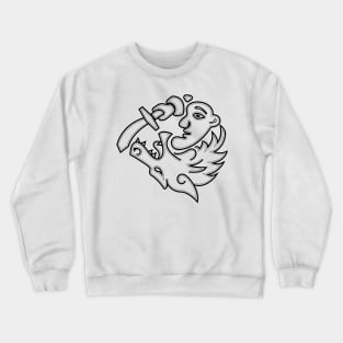 Wolf / Warrior Crewneck Sweatshirt